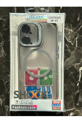 İphone 17 Kılıfı, Kaliteli Kamera Lens Koruyucu Dahil, Magsafe Uyumlu Darbe Dayanaklı, 3 Renk Gri