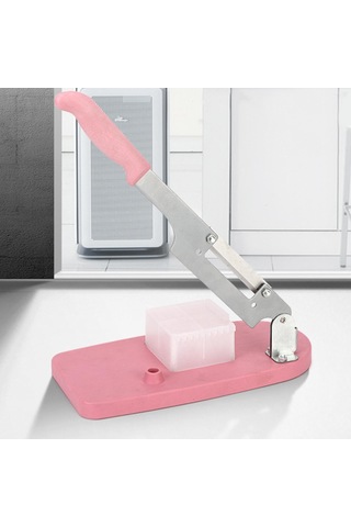 Homyl Dondurulmuş Et Hafif Için Masa Dilimleyici Gıda Kesici Pembe