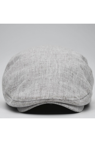Şapkadan Erkek Kasket Keten Yazlık Flat Cap Şapka 45645dr57136