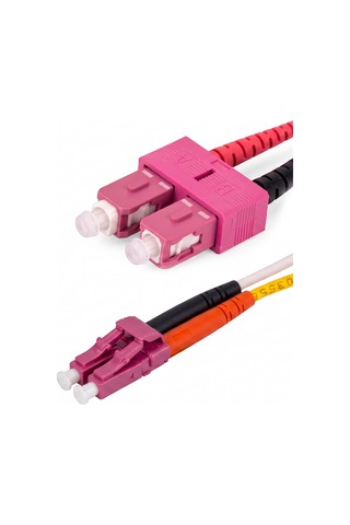 Alfafonet Sc/pc-lc/pc Multimode Om4 Dupleks 10 Metre Fiber Patch Cord