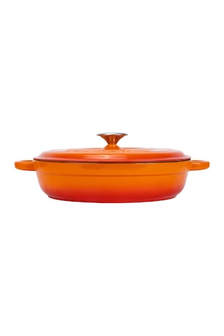Lava New Heritage Serisi Döküm Çok Amaçlı Yayvan Tencere 28 CM Çap