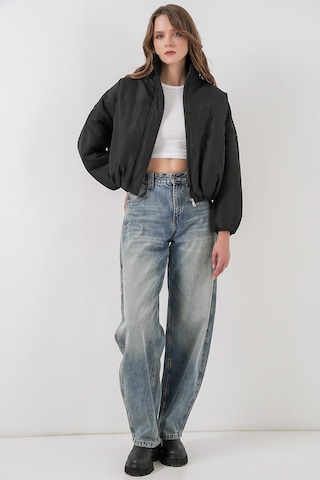 Bigdart Kadın Siyah Oversize Bomber Şişme Mont 5124 Siyah