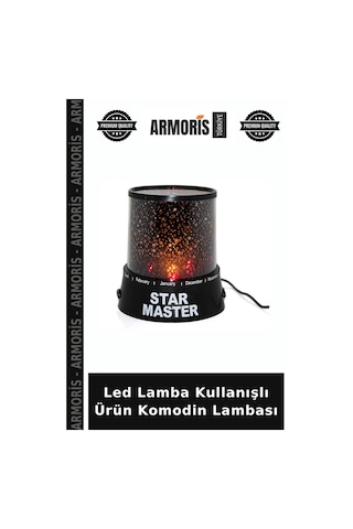Led Lamba Kullanışlı Ürün Komodin Lambası Çok Renkli