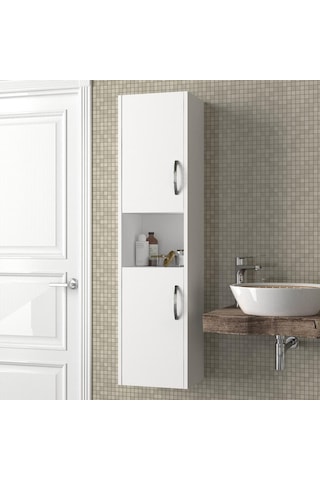 Dekorister 2 Kapaklı Asma Banyo Dolap Çok Renkli