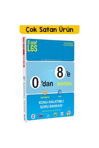 8.sınıf Tüm Dersler Konu Anlatım Soru Bankası 0 Dan 8 E Sayısal Sözel