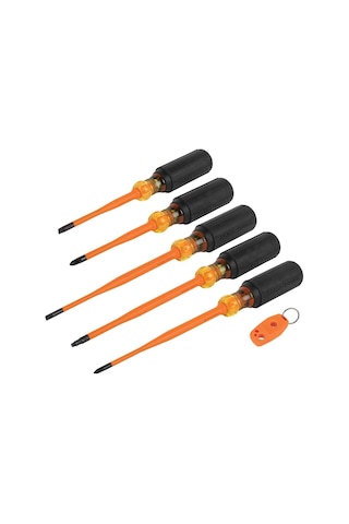 Klein Tools 33736ıns Yalıtımlı Tornavida Seti, Phillips, Dolap Ve