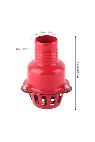 Pazly 2 İnç Alüminyum Alaşım Pompa Filtre Altı Çekvalf - Benzin Ve Dizel Motorlar İçin Dayanıklı Ve Taşınabilir