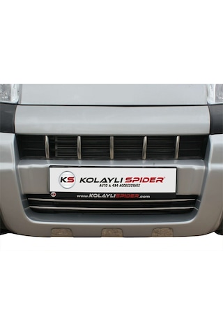Peugeot Bipper Ön Tampon Çıtası 7 Prç Krom 2008 ve Sonrası
