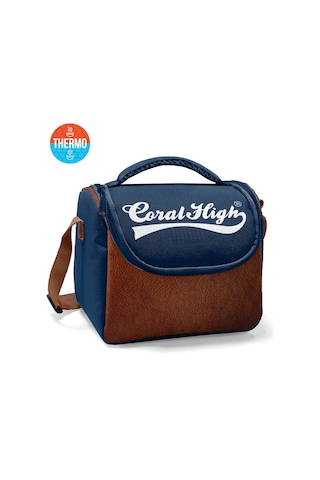 Coral High Kids Lacivert Kahverengi Thermo Beslenme Çantası 37136 Lacivert
