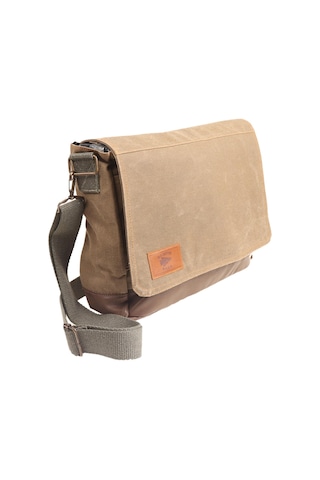 oldcottoncargo OLD COTTON CARGO 7171 UNISEX SU GEÇİRMEZ LEPTOP OMUZ ÇANTASI KAHVE