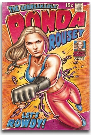Ronda Rousey Ahşap Tablo 4mm
