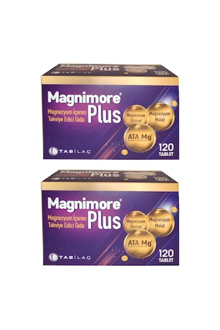 Magnimore Plus Magnezyum 2 x 120 Tablet