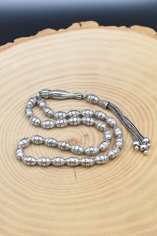 Erkek 925 Ayar Oksitli Tesbih Orta Boy -29 Gr- 901344 Gümüş