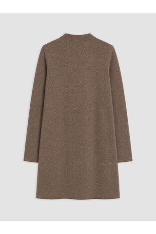 Lcw Comfort Kahverengi Bisiklet Yaka Elbise