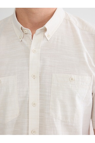 Lcwaıkıkı Classic Bej Regular Fit Poplin Erkek Gömlek