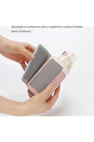 Xindoker Usb Süt Isıtıcı Kılıfı - 3 Seviye Sabit Sıcaklık - Mini Taşınabilir - Ev, Gece, Seyahat İçin - Mavi