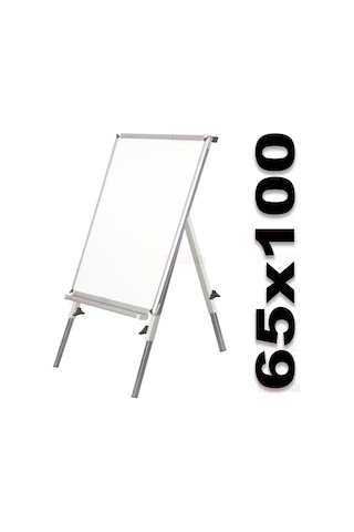 65X100 Akyazı Teleskopik Ayaklı Laminat Beyaz Yazı Tahtası