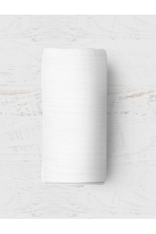 Beyaz 90x190 Tek Kişilik Lastikli Çarşaf Takımı