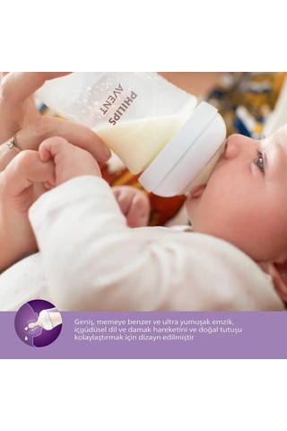 Doğal Tepkili Natural Response 2'li Biberon Emziği No:6 6+ Ay Çok Renkli