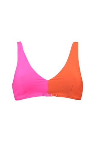 Puma Swım Kadın Colourblock Plunge Üst 938084 01 Kahverengi