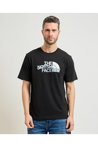 The North Face Mountain Line Erkek Siyah Tişört Nf0a8guxjk31