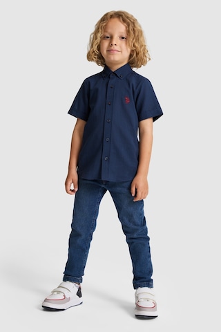 U.S. Polo Assn. Erkek Çocuk Mavi Pantolon Jean 50321487-dn0022 Mıd Blue