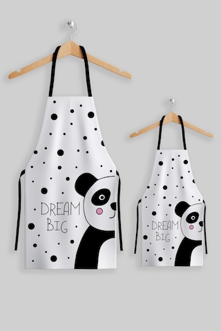 Ays Home Panda Anne Çocuk Leke Tutmaz Mutfak Önlüğü 5 - 9 Yaş Beyaz Ays Home Panda Anne Çocuk Leke Tutmaz Mutfak Önlüğü 5 - 9 Yaş Beyaz
