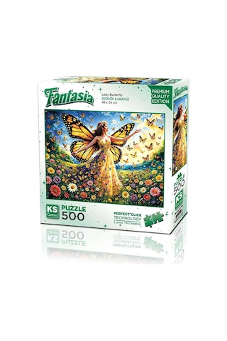 20093 Puzzle 500 Lady Butterfly