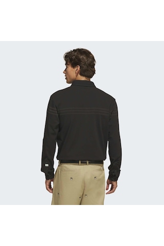 Adidas Originals Twistknit Erkek Siyah Uzun Kollu Polo Tişört Kr5432