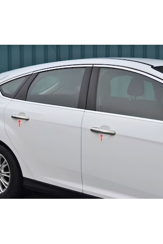 Ebal Otomotiv Ford Focus 2 HB/SEDAN Krom 4 Kapı Kolu 2005-2011 P. Çelik