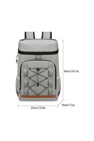 Ranyeek Outdoor Kamp İçin Çift Katlı Isı Yalıtımlı Büyük Buz Çantası, Su Geçirmez Alüminyum Folyo İç, 20 Adetten Logo Özel Tasarımı Mavi Mavi