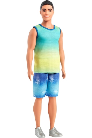 Barbie Fashionistas Ken Bebek No. 236 Siyah Saçlı, Mavi-yeşil Omb