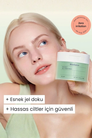 Defacto Biodance Sea Kelp Gel Toner Yatıştırıcı Tonik Ped 60 Adet H3437AXNS