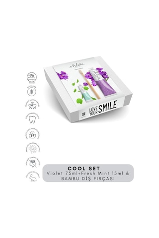 Ohlala Violet Mint 75ml + Fresh Mint 15 Ml + Bambu Diş Fırçası Cool Set