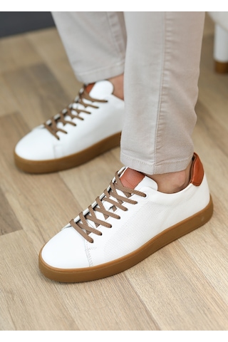 Hakiki Deri Günlük Rahat Erkek Sneaker Ayakkabı Toco5412 001