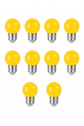 Bafra Lighting 1w Led Ampul, E27 Duy, Düşük Enerji Tüketimi Gece Lambası 10 Adet