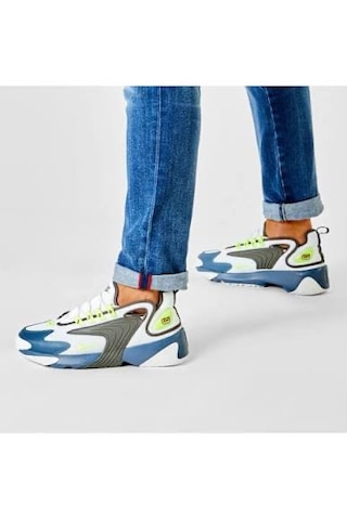 Nike Zoom 2k Erkek Spor Ayakkabı Mavi - Beyaz