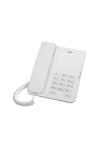 Tm140 Krem Tm140 Krem Kablolu Telefon, Beyaz
