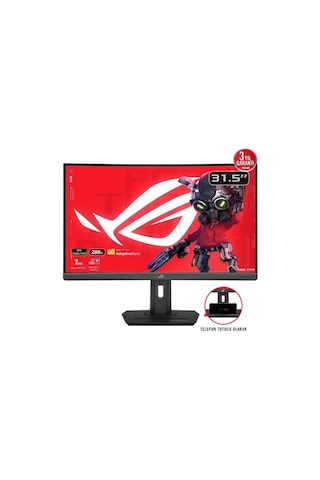 Asus Rog Strix Xg32wcms 31.5" 1 Ms 2k Curved 280 Hz Oyuncu Monitö