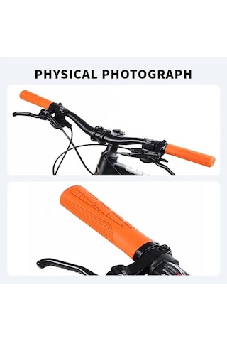 Sarissa Pvc Elcik Ergonomik Destekli Yapı Kaymaz Tasarım Vidalı Bisiklet Elciği Kahverengi Kahverengi