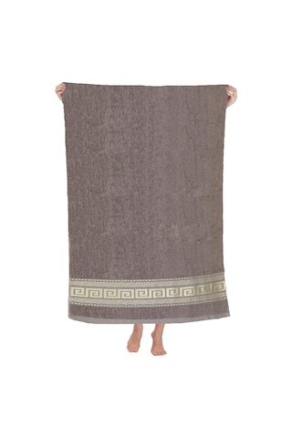 Mira Home %100 Pamuk Unisex Banyo Hamam Havlusu Myra 70x140 Cm Kahverengi