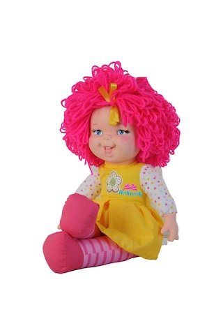 45 Cm Sevimli Pembe Saçlı Oyuncak Efsane Lahana Bebek