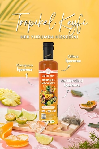 Zühre Ana Tropikal Meyve Özü 640 G