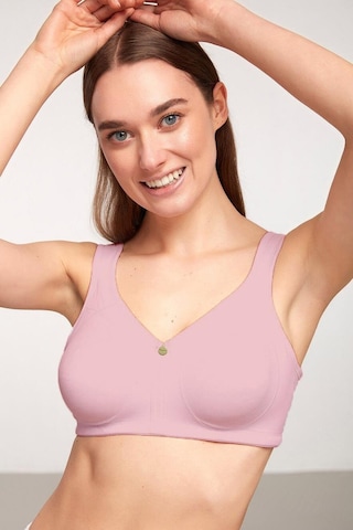 Kom Serena Telsiz Balensiz Toparlayıcı Sütyen Gülkurusu 001