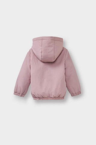 Defacto Su Geçirmez Kapüşonlu Mont Kız Bebek F8361a526sppn426 Pembe-pn426