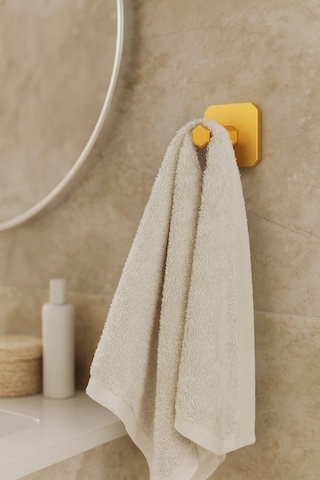 2 Adet Premium Gold Alüminyum Banyo Mutfak Havlu Bornoz Askısı Yapışkanlı Altın