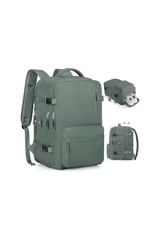 Fosenze 45l Genişletilebilir Laptop Çantası - Büyük Kapasiteli Seyahat Ve İş Çantası, 17 İnç Laptop Bölmesi İle Diğer