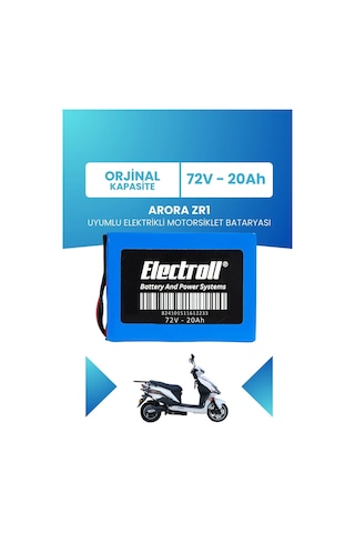 Arora Zr1 Uyumlu Batarya Lifepo4 72v 20ah