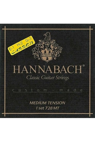 Hannabach 728MTC Custom Made Medium Tension Klasik Gitar Teli Hannabach 728MTC Custom Made Medium Tension Klasik Gitar Teli