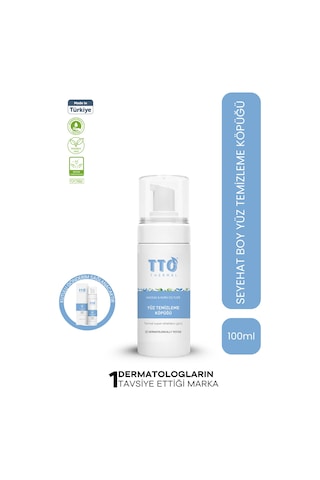 Tto Thermal Mini Yüz Temizleme Köpüğü 100 Ml Seyahat Boy Derin Temizlik